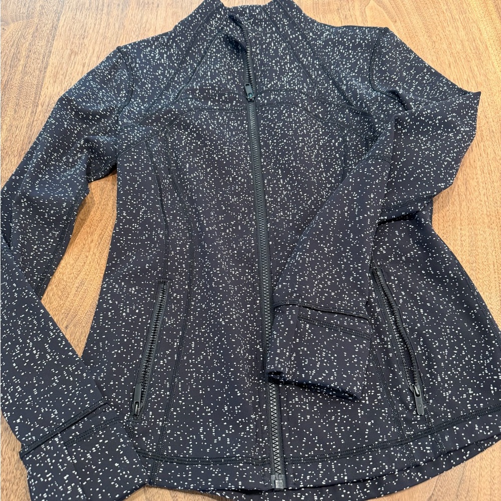 Lululemon Athletica Black and White Define Jacket